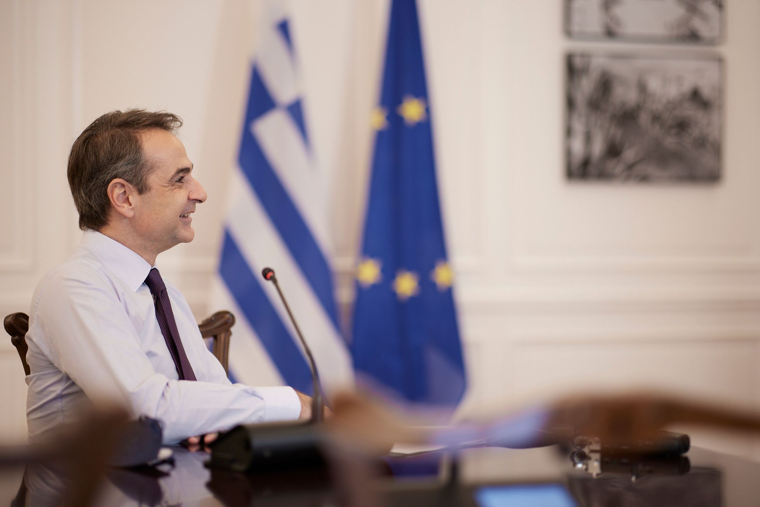 Κυριάκος Μητσοτάκης: Συνομίλησε με τον Διάδοχο του Θρόνου του Άμπου Ντάμπι