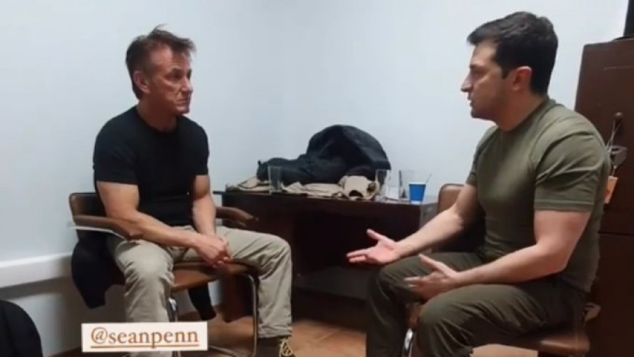 Στην Ουκρανία ο Σον Πεν: Γυρίζει ντοκιμαντέρ για τη ρωσική εισβολή [pics]