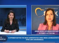 Άννα Μισέλ Ασημακοπούλου στο pagenews.gr: Ενεργειακή κρίση, πανδημία, ΕΝΦΙΑ, κατώτατος μισθός, συνέδριο ΝΔ