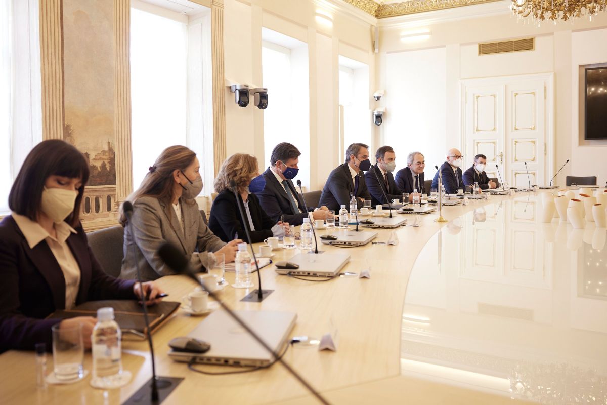 Μητσοτάκης στην Κροατία: Για ενίσχυση της διμερούς συνεργασίας έκανε λόγο ο πρωθυπουργός