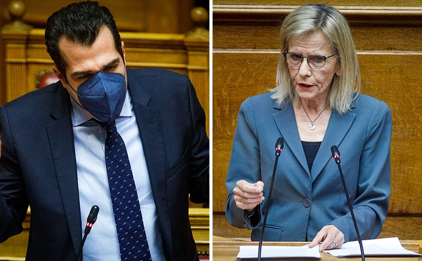 Κόντρα Πλεύρη με την Πούλου: Η βουλευτής του ΣΥΡΙΖΑ συγκρίνει τους νεκρούς της πανδημίας με της Ουκρανίας