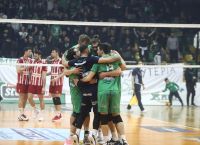Παναθηναϊκός-Ολυμπιακός 3-1 σετ: Κορυφώνεται η μάχη για τον τίτλο της Volley League Ανδρών