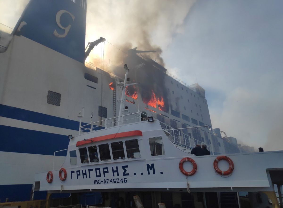 Corfu: Fire rages on cruise ship – People trapped in garage, 12 missing