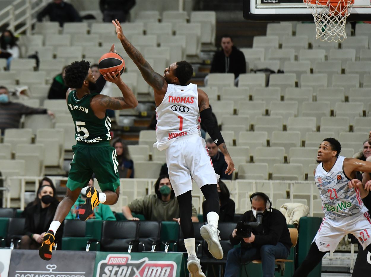 Παναθηναϊκός – Μπάγερν Μονάχου 80-67: Νίκη «ανάσα» για τους πράσινους