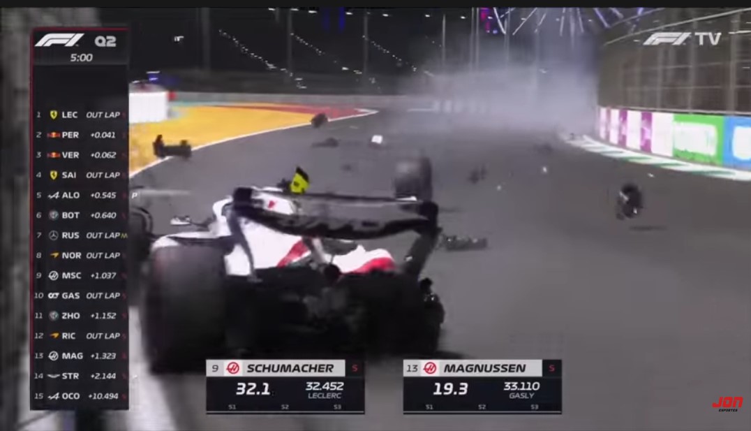 Formula 1: Σοκαριστικό ατύχημα για τον Μικ Σουμάχερ στην Τζέντα
