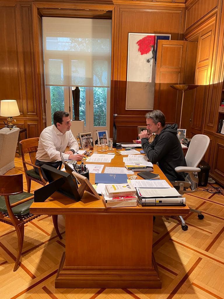 Συνάντηση Μητσοτάκη Σκρέκα: Τέθηκαν επί τάπητος τα ενεργειακά ζητήματα