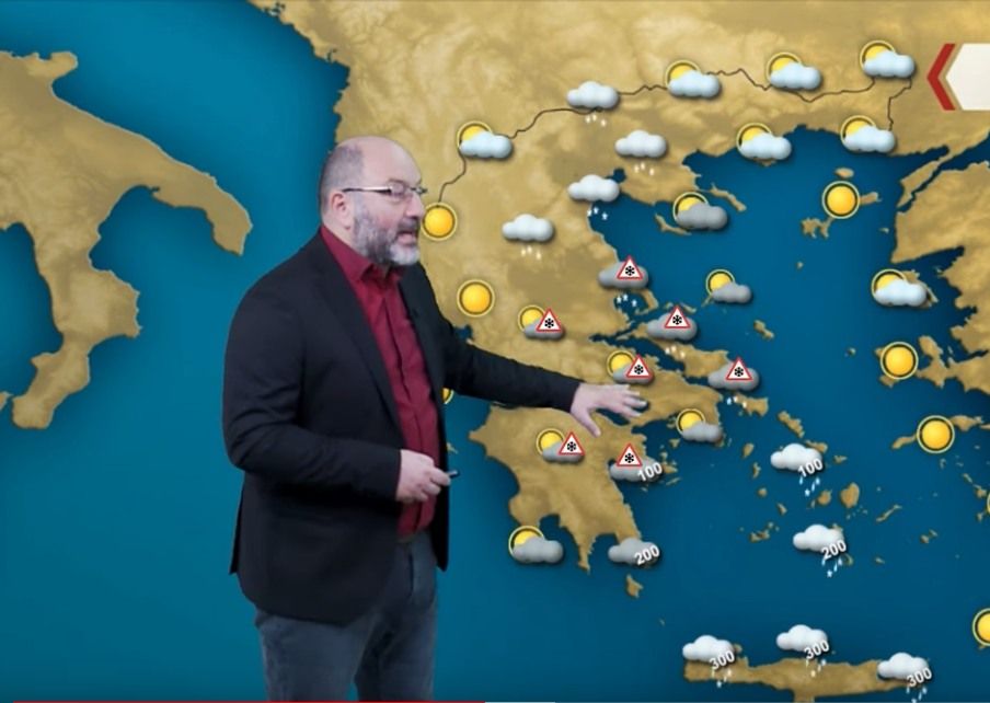Σάκης Αρναούτουγλου καιρός: Έρχεται νέος χιονιάς τις επόμενες μέρες