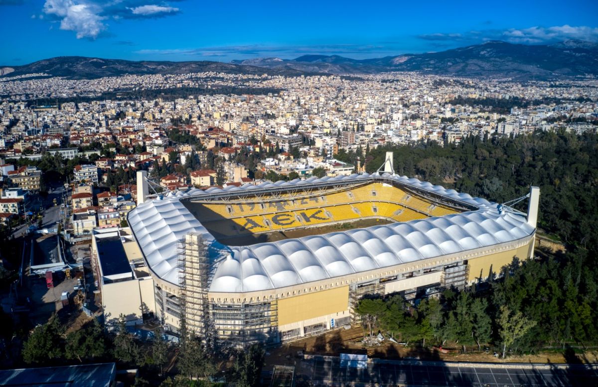 ΑΕΚ: Έτοιμο το λογότυπο «OPAP Arena» δίπλα στο σήμα του συλλόγου στο νέο γήπεδο