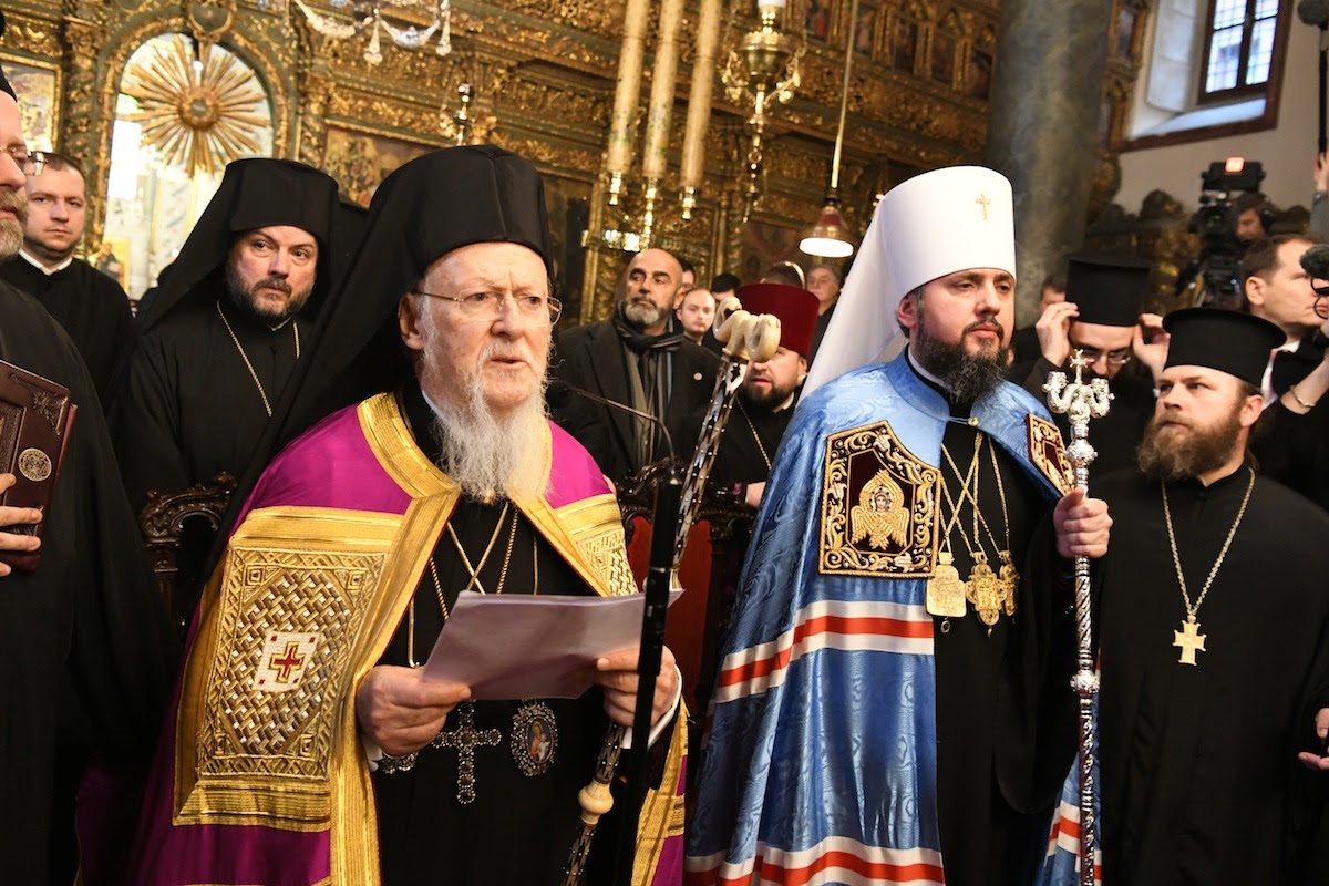 Ο Πατριάρχης Βαρθολομαίος στο πλευρό των Ουκρανών μεταναστών