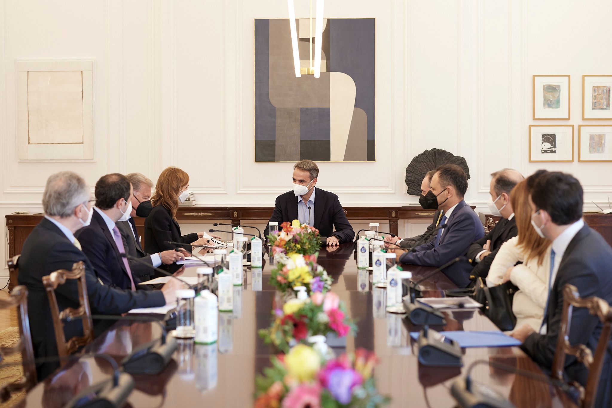 Συνάντηση Μητσοτάκη με εφοπλιστές: Στο επίκεντρο ο ρόλος του ελληνικού στόλου