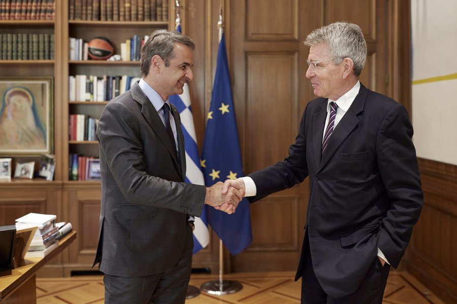 Μητσοτάκης: Το «αντίο» του στον απερχόμενο Αμερικανό πρέσβη Τζέφρι Πάιατ