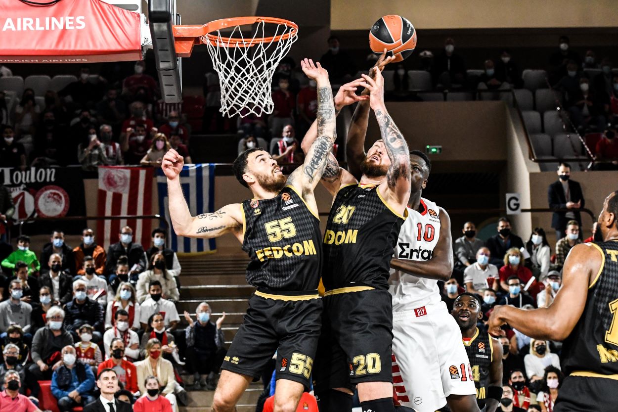 Μονακό – Ολυμπιακός 83-87: Απόσταση μιας νίκης για το Final Four
