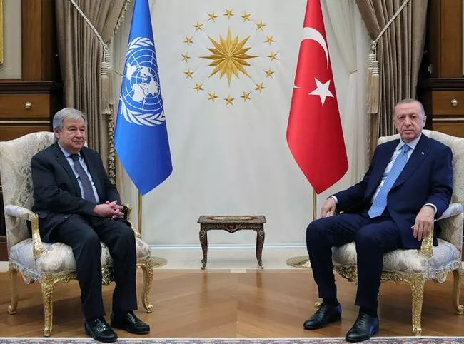 Πόλεμος στην Ουκρανία: Συνάντηση Ερντογάν – Γκουτέρες – Στη Μόσχα αύριο ο ΓΓ του ΟΗΕ
