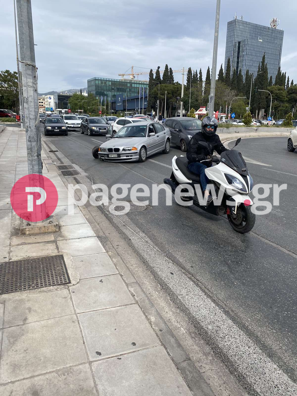 Τροχαίο στην Κηφισίας – Αποκλειστικές εικόνες [pic]