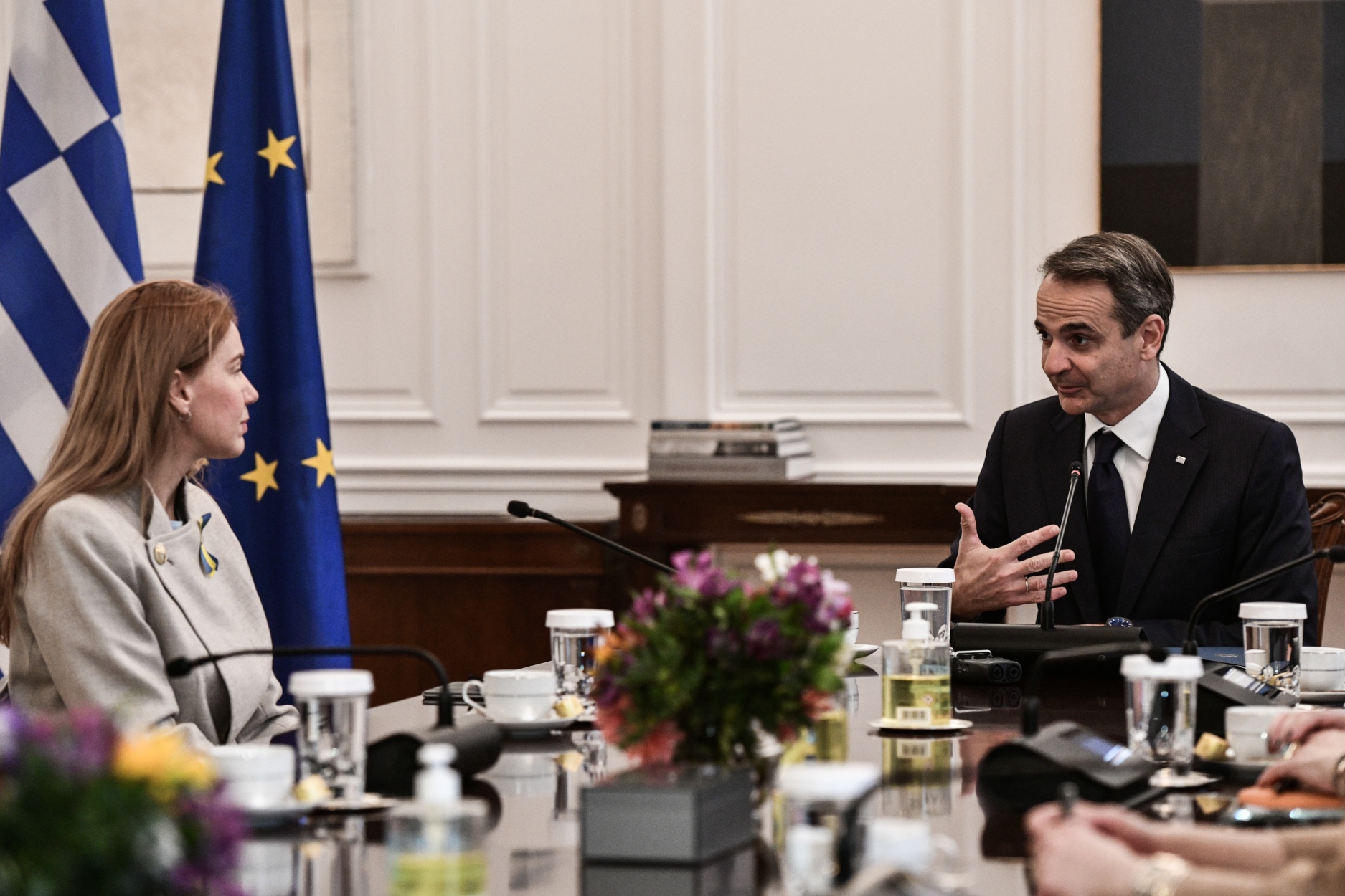 Μητσοτάκης στην Επίτροπο Ενέργειας: Να εξετάσετε όλες τις πιθανές επιλογές για να αντιμετωπίσουμε την κρίση