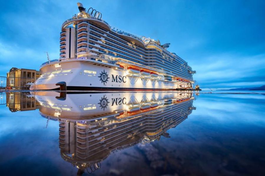 Τον Πειραιά κάνει home port για πρώτη φορά η MSC Cruises με το κρουαζιερόπλοιο MSC Lirica