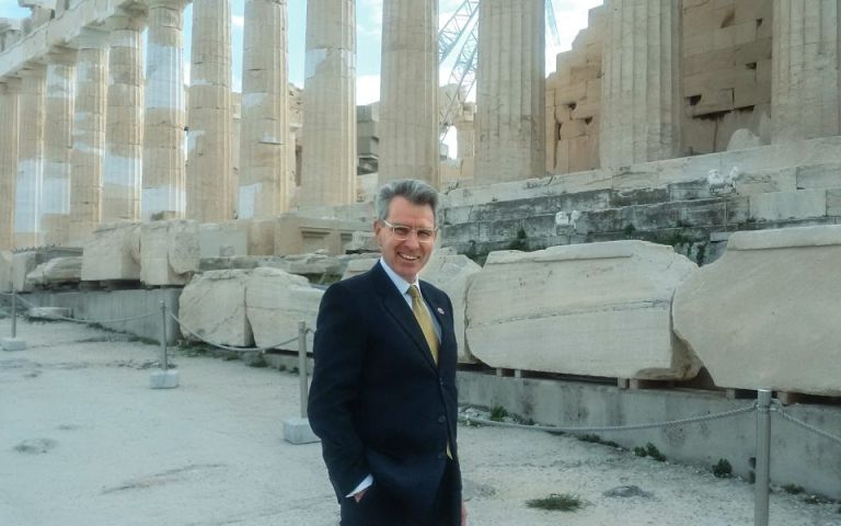 Nostalgic tweet from Geoffrey Pyatt: “I’ll miss the Greek summer”