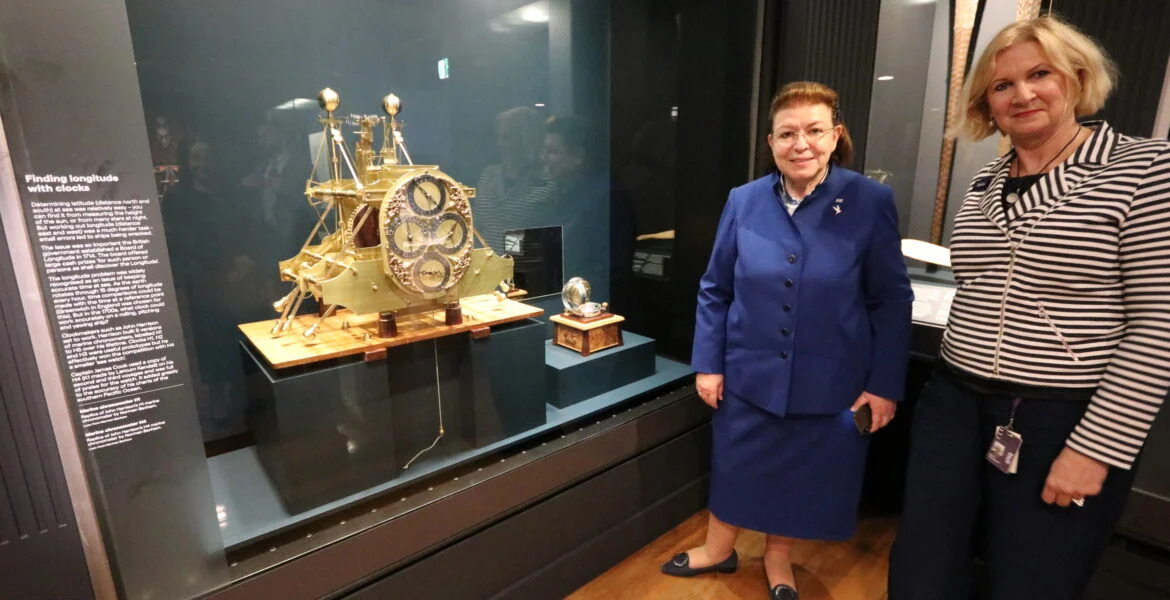 Greek Culture Minister Lina Mendoni given tour of Australian National Maritime Museum in Sydney