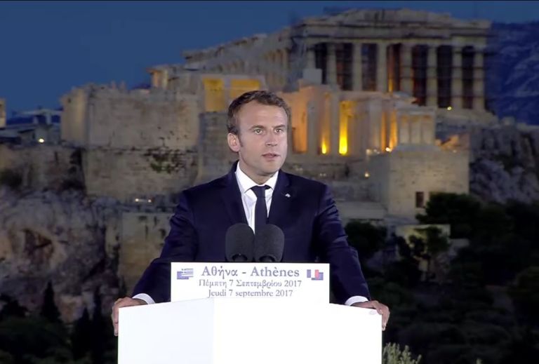 Macron elected as honorary member of the Academy of Athens