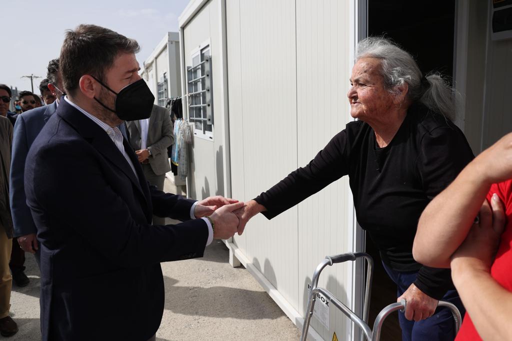 Ανδρουλάκης από Αρκαλοχώρι: Θα απαντήσουμε στην ολιγωρία της κυβέρνησης