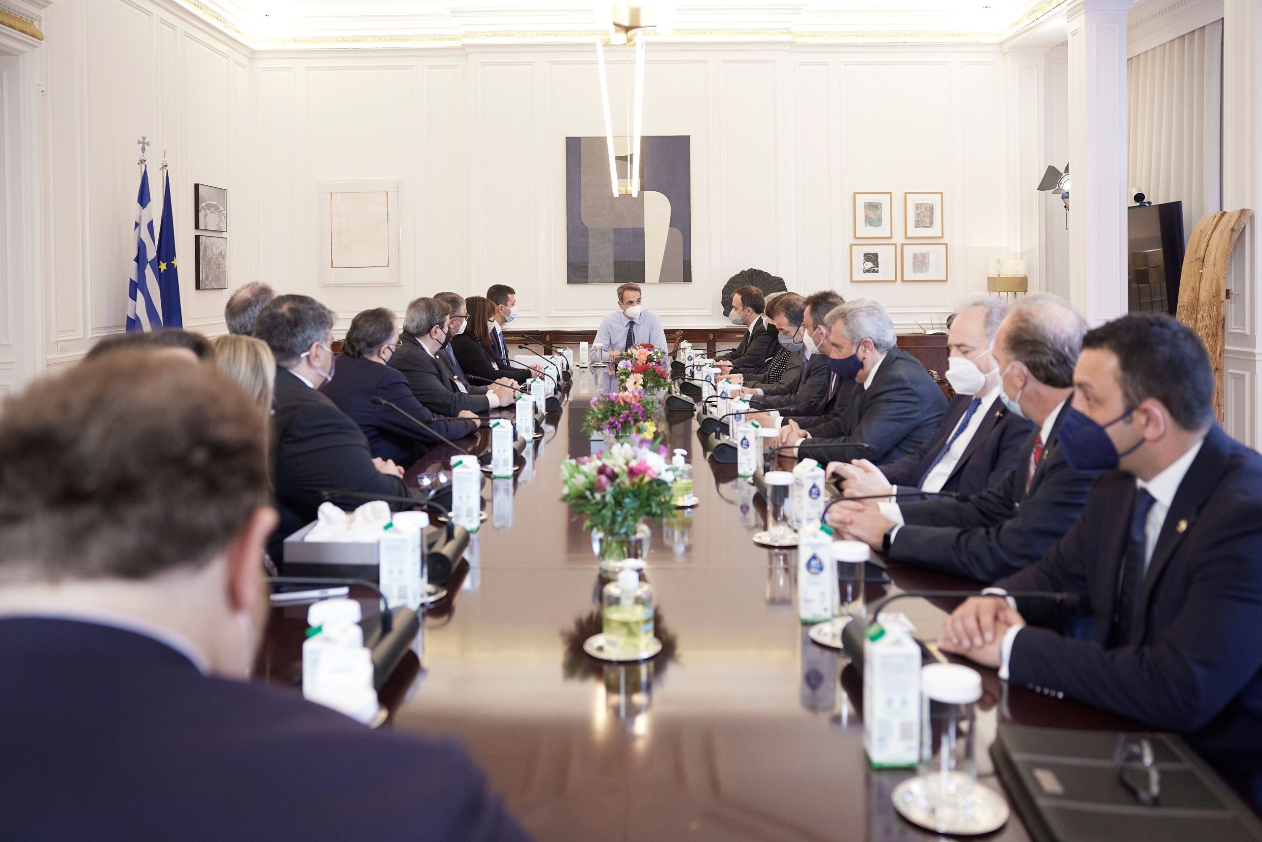 Μητσοτάκης με τους AHEPA: Επί τάπητος η συνεισφορά της οργάνωσης στις ελληνοαμερικανικές σχέσεις