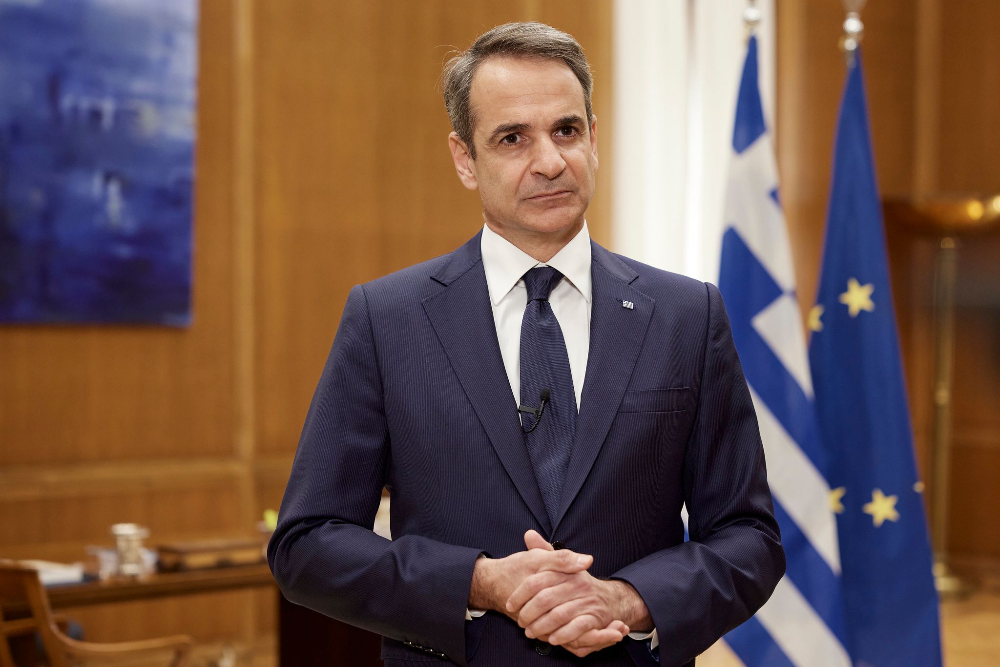 Μητσοτάκης για Ζελένσκι: Η Αθήνα συμπαραστέκεται στο Κίεβο με τον δικό της παράλληλο αγώνα