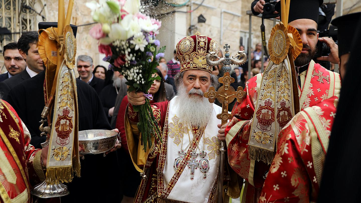 Με κατάνυξη η ακολουθία του Νιπτήρος στα Ιεροσόλυμα