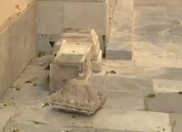 Βανδαλισμός της εκκλησίας του Αγίου Γεωργίου στην πλατεία Καρύτση