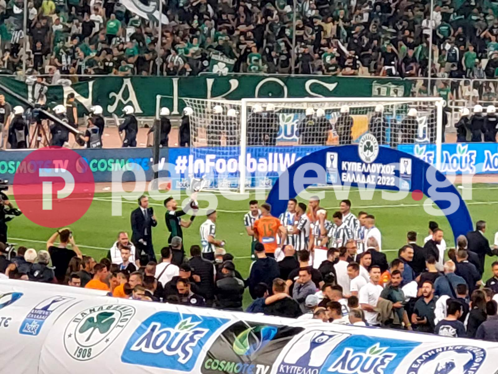 Τελικός Κυπέλλου 2022: Το pagenews.gr στην πράσινη απονομή του Κυπέλλου [pics]