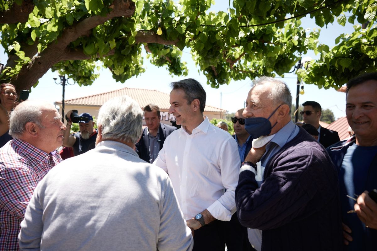 Μητσοτάκης από τη λίμνη Κάρλα: 16 εκατομμύρια για το αρδευτικό έργο στο Θεσσαλικό κάμπο