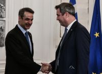 Συνάντηση Μητσοτάκη με τον πρωθυπουργό της Βαυαρίας: Επί τάπητος η τουρκική προκλητικότητα