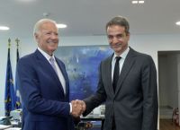 Greek parliament ratifies defence pact change on eve of MItsotakis visit to the U.S.