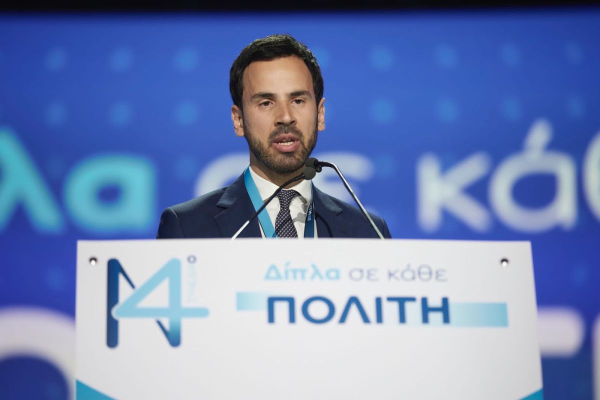 Νίκος Ρωμανός συνέδριο ΝΔ: Η πρόοδος σε αυτή τη χώρα μεταφράζεται διαχρονικά σε δύο λέξεις: Νέα Δημοκρατία