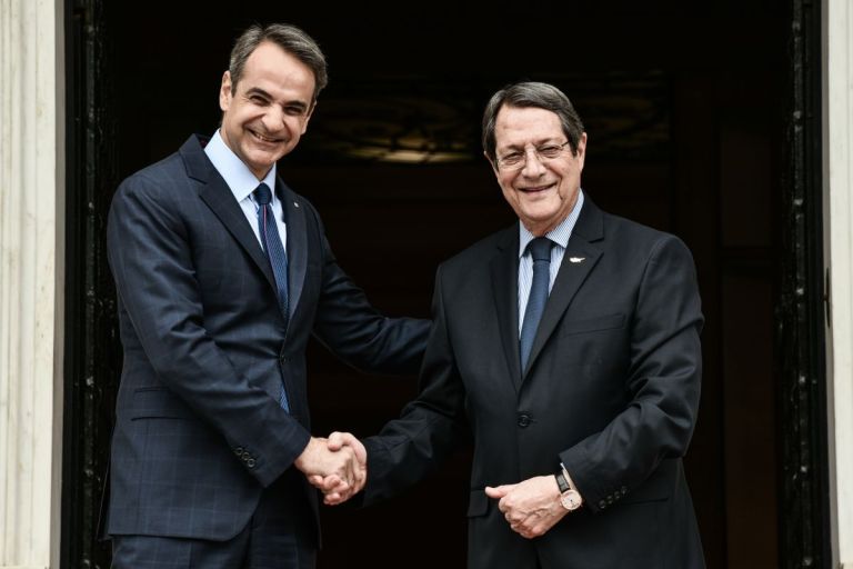 Μητσοτάκης προς Αναστασιάδη: Ελλάδα και Κύπρος πάντα εναρμονισμένες στη σταθερότητα στην ανατολική Μεσόγειο