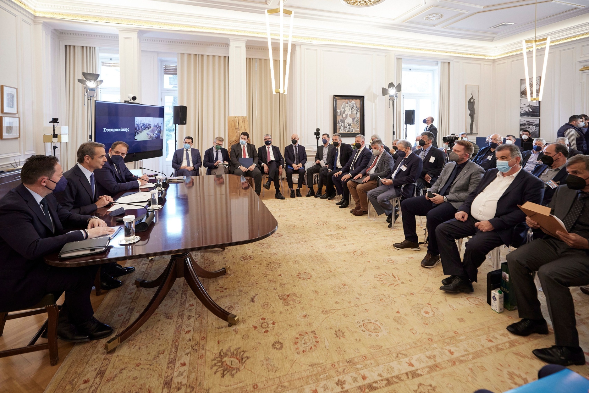 Συνάντηση Μητσοτάκη με Δημάρχους Ορεινών Δήμων: Στο επίκεντρο η πορεία υλοποίησης προγραμμάτων