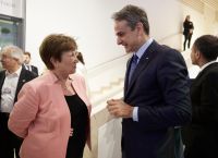 Συνάντηση Μητσοτάκη με την Επικεφαλής του ΔΝΤ: Εξαίρω εσάς και την Ελλάδα, όπου και εάν πηγαίνω