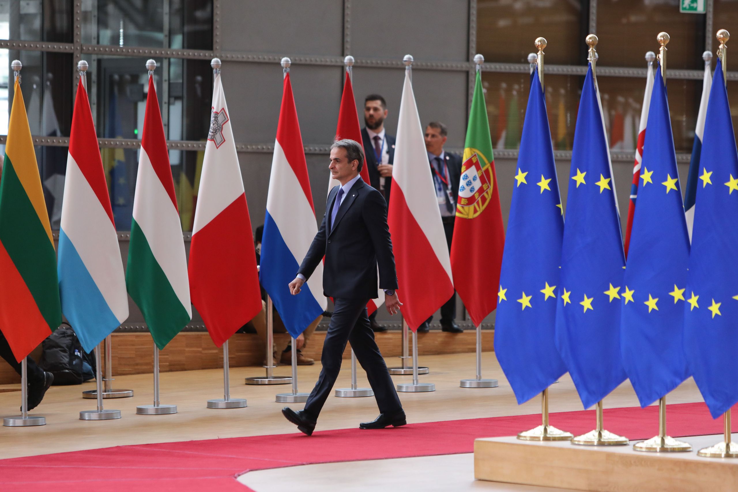 Μητσοτάκης στη Σύνοδο Κορυφής: Είμαστε μία χώρα η οποία έχει το Διεθνές Δίκαιο με το μέρος της