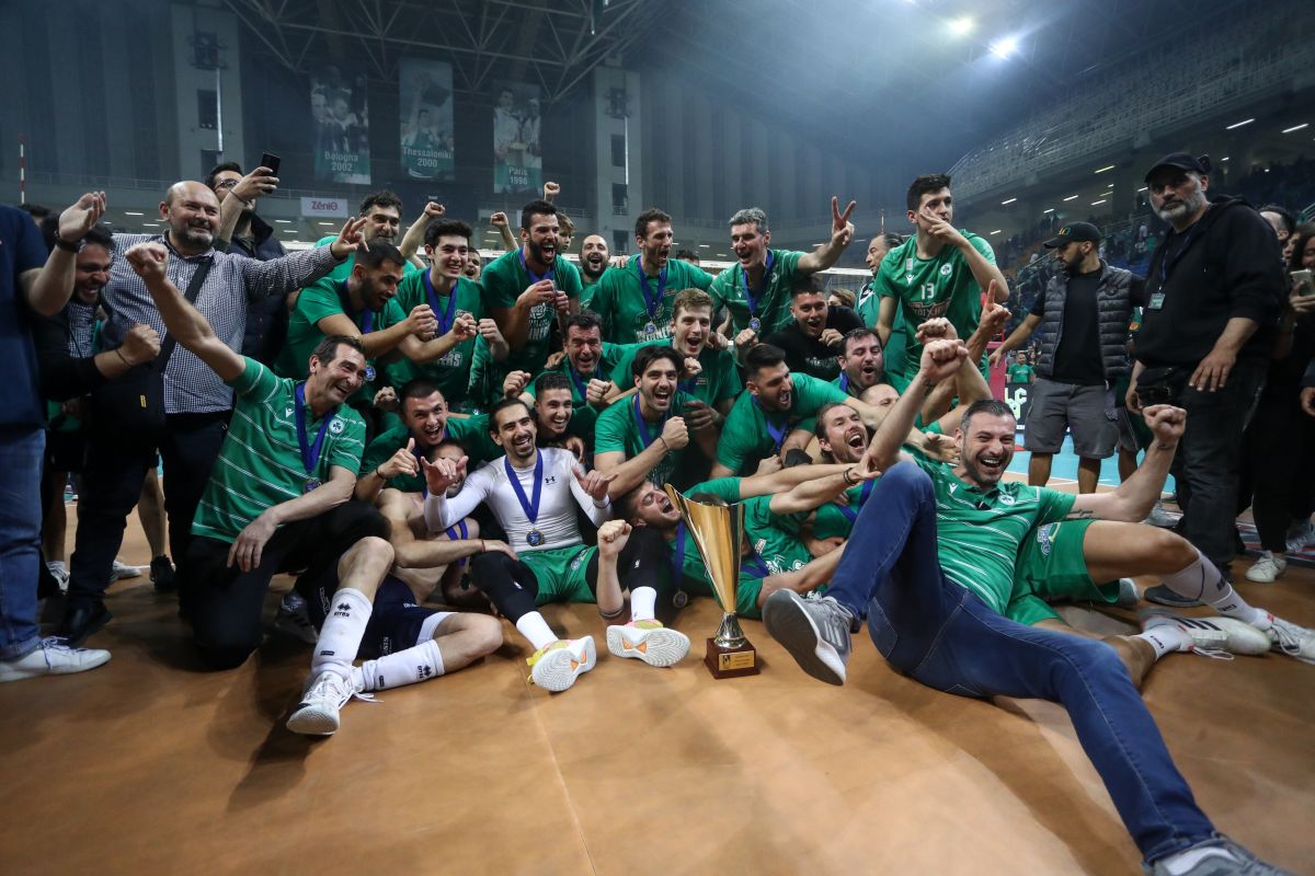 Βόλεϊ: Πρωτάθλημα και League Cup στον Παναθηναϊκό – Αποθέωση και για “πράσινα” κορίτσια vids]