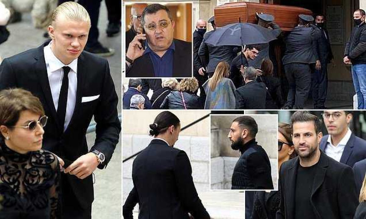 Μίνο Ραϊόλα: Πλήθος ποδοσφαιρικών αστέρων στην κηδεία του [pic]
