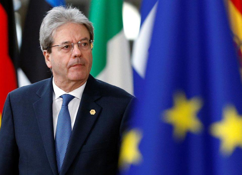 Τζεντιλόνι: Η σύνοδος κορυφής δεν θα αποφασίσει για το πλαφόν στο φυσικό αέριο