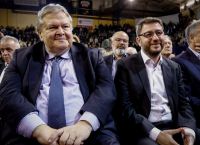 Βενιζέλος: Ομιλία στο συνέδριο του ΚΙΝΑΛ-ΠΑΣΟΚ – Τα “είπε” με τον Ανδρουλάκη