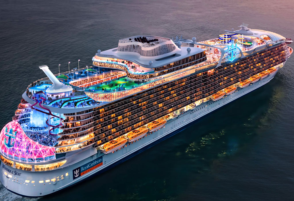 Odyssey of the Seas: Ένα από τα μεγαλύτερα κρουαζιερόπλοια του κόσμου κατέπλευσε στα νερά του Αιγαίου