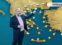 Καιρός – Σάκης Αρναούτογλου: Ψύχρα, μπόρες και χαλάζι – Πότε αναμένονται