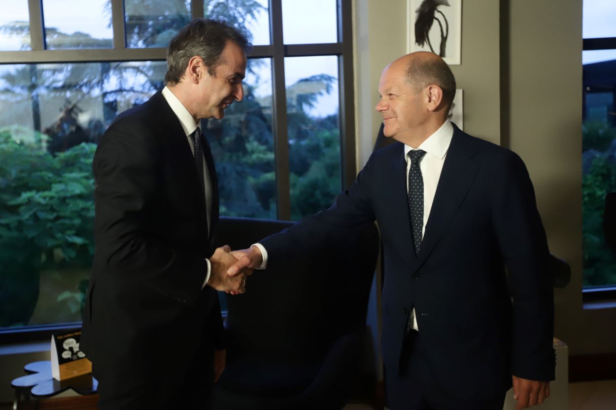 Όλαφ Σολτς: Στη Θεσσαλονίκη ο Γερμανός καγκελάριος – Η συνάντηση με Μητσοτάκη