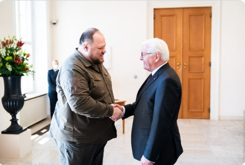 Σταϊνμάιερ: Συνάντηση με τον πρόεδρο της Βουλής της Ουκρανίας