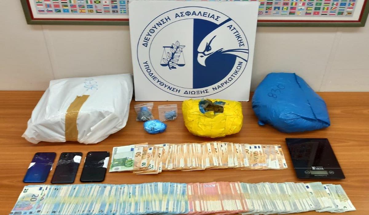 Αθήνα: Τους «τσάκωσε» η Δίωξη με 5,5 κιλά κάνναβη!