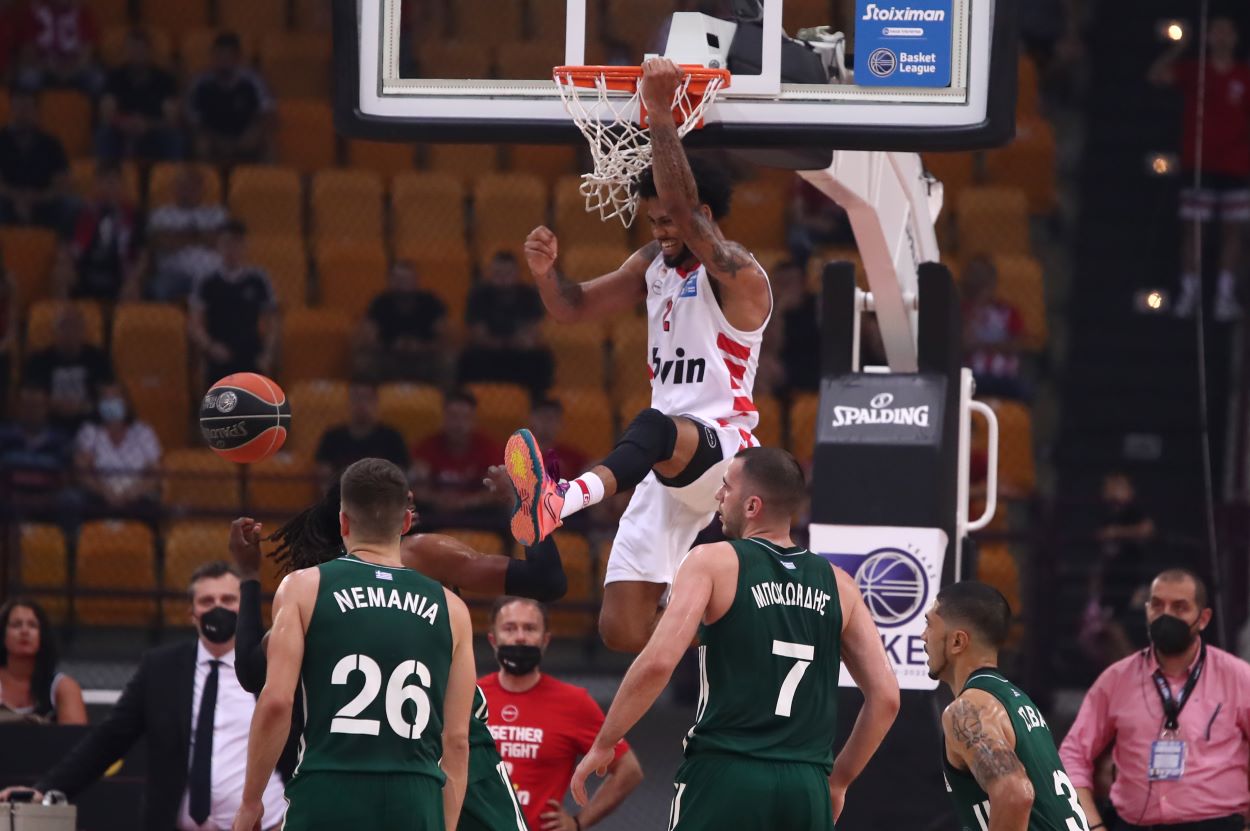 Ολυμπιακός – Παναθηναϊκός 74-61: Άνετη επικράτηση των ερυθρόλευκων στον πρώτο τελικό