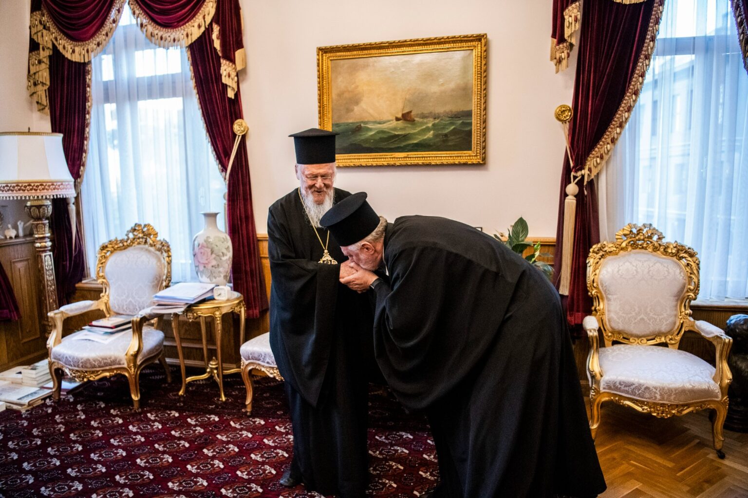 Ecumenical Patriarch Bartholomew welcomes Greek American Pilgrims