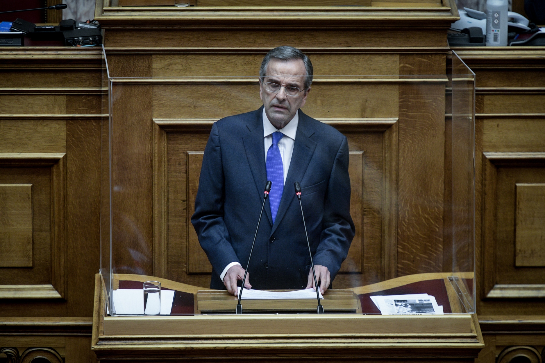 Σαμαράς: «Δεν έχει θέση η Τουρκία στη Δύση όσο μιλάει για Γαλάζια Πατρίδα»