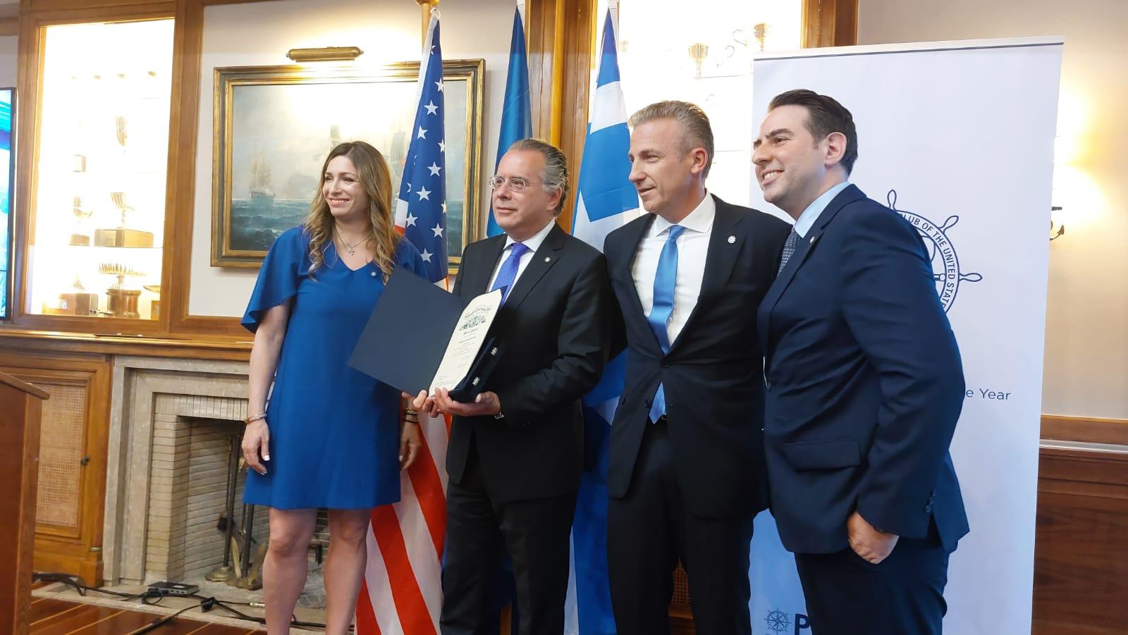 Γιώργος Κουμουτσάκος: Ανακηρύχθηκε τακτικό μέλος του ελληνικού Propeller Club